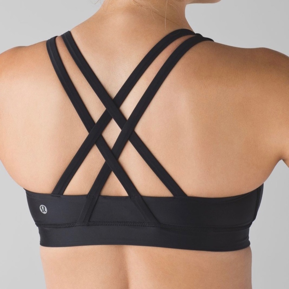 Lululemon black energy bra